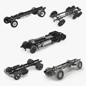 3D truck chassis 2