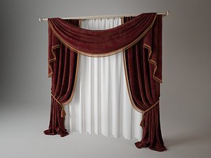 3d curtain materials fabric