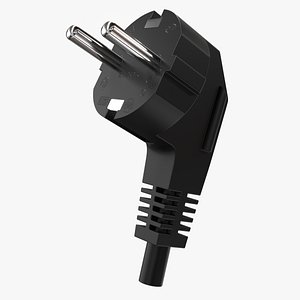 Power Plug CEE 7/4 Black