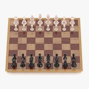 ChessBoard PBR Realistic 3D model