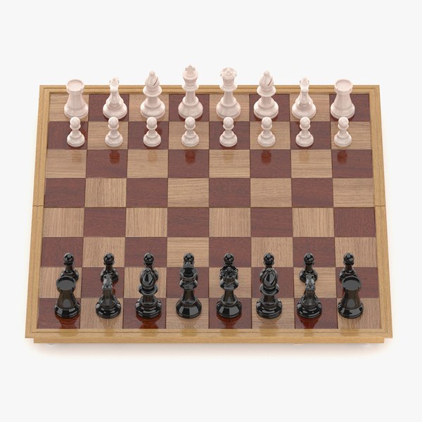 ChessBoard PBR Realistic 3D model