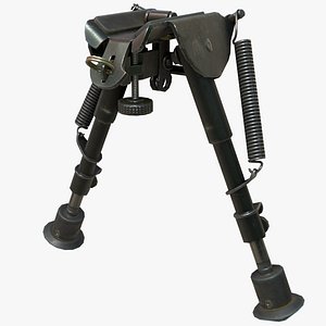rifle bipod rig 3D model