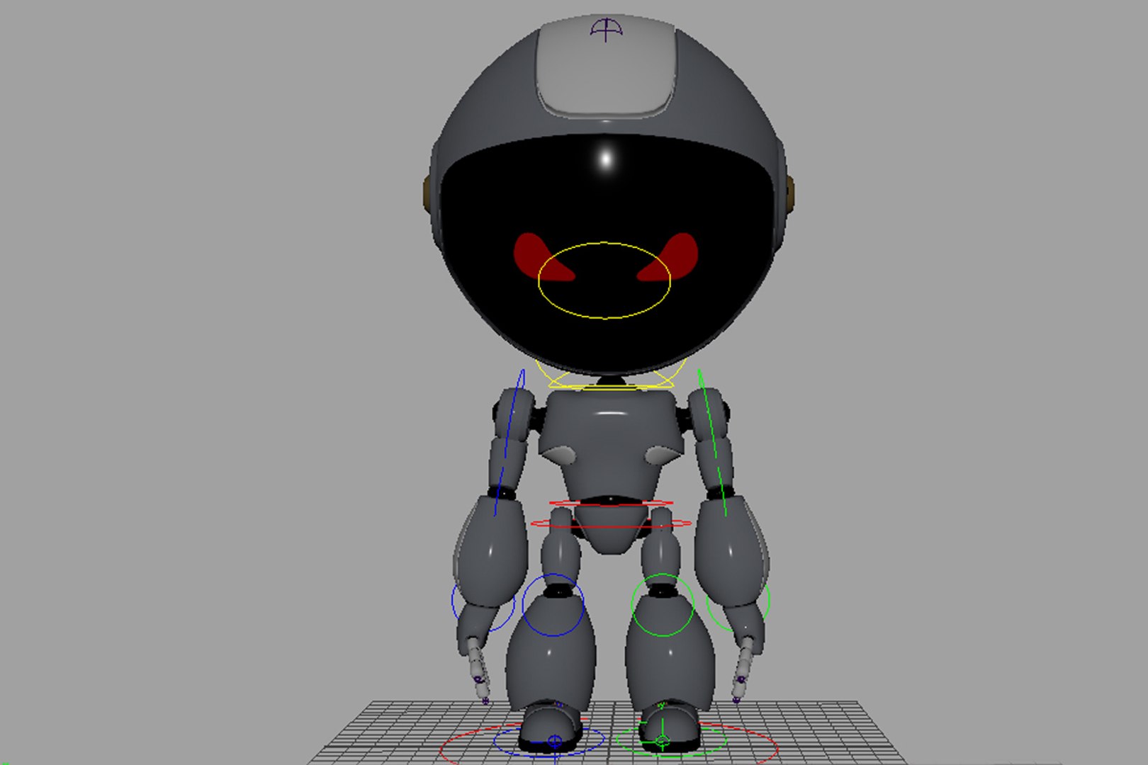 Rigged Robot Body 3D Model - TurboSquid 1373459