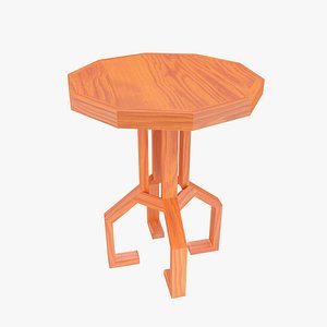 Wooden Stool 02 Jack-wood