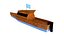 Federated States of Micronesia Wooden Boat