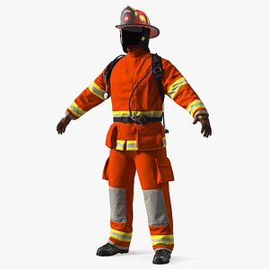 High Visibility Firefighter Suit