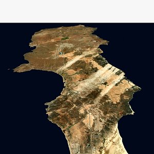 Sal Island Barlavento Archipelago Republic of Cabo Verde 3D model