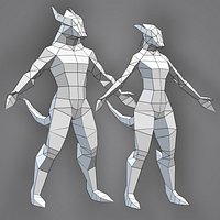 Low Poly LizardMen