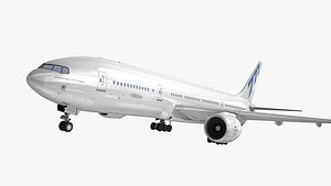 Boeing 777-200 Generic White
