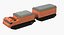 multi purpose articulated tracked vehicle 3D