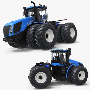 New Holland T9 Series Tractor Blue Rigged