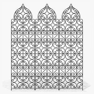 Moroccan Metal Room Separator