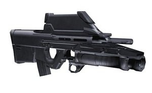 gun pistol rifle 3d model