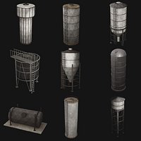 POST APO SILOS SILO CONTAINER OLD TANK DESTROYED COLLECTION