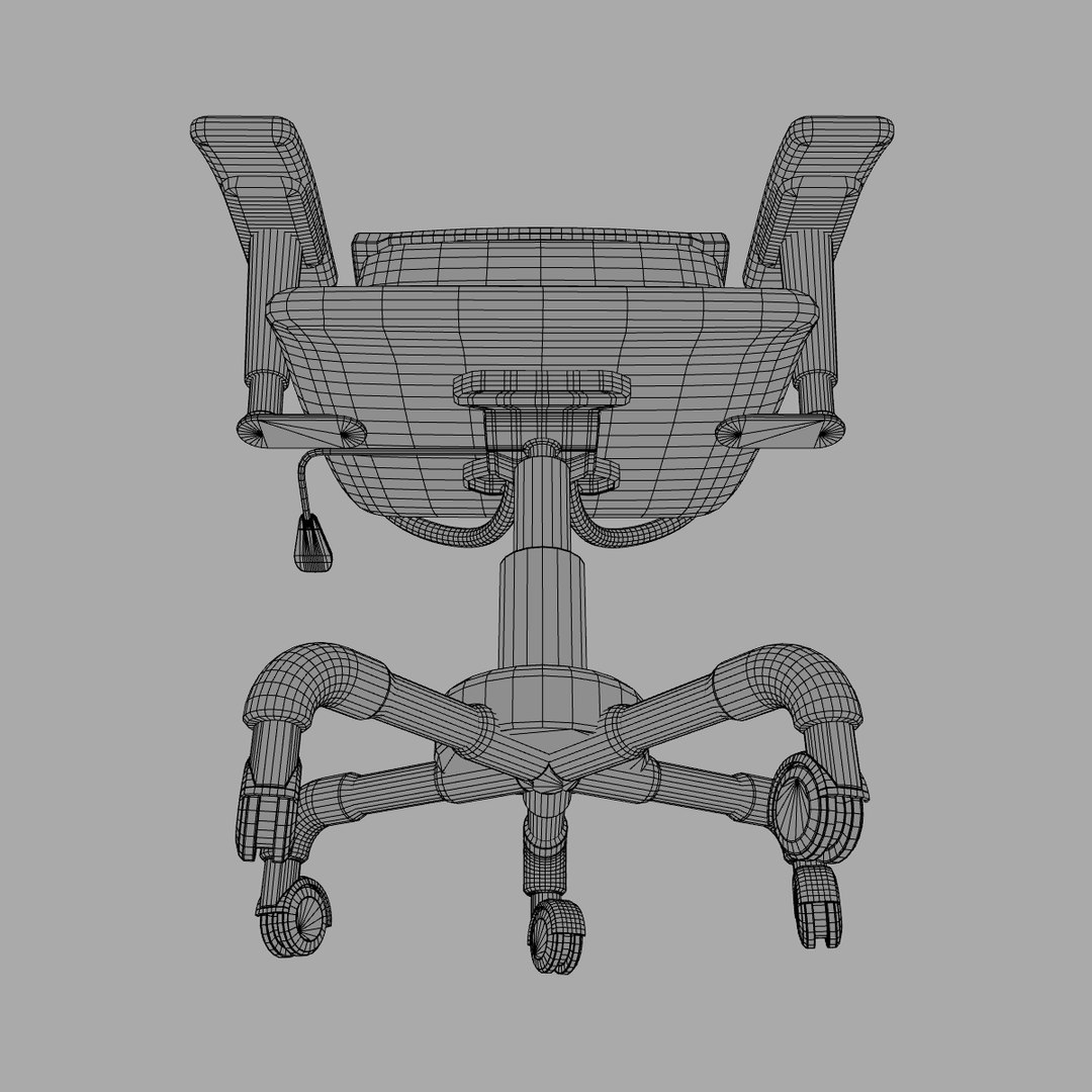 3d office chair model