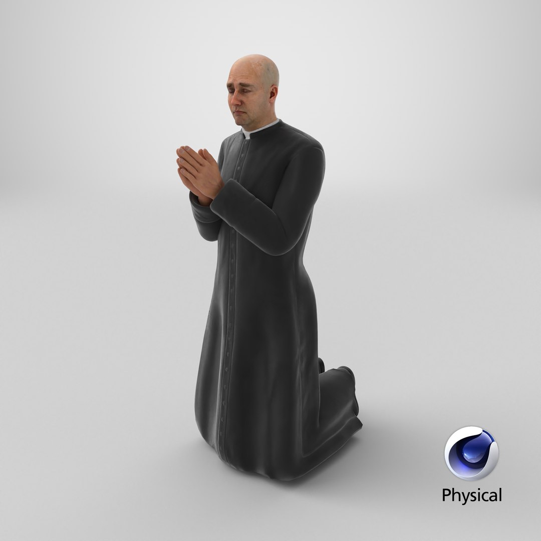 3D Catholic Priest Praying on His Knees https://p.turbosquid.com/ts-thumb/b0/zZvhw6/Hf/stemcell_cinema_4d_physical_render/png/1736786916/1920x1080/fit_q87/e00049665fa2d63178707f3ced7761cd9f8ec1e1/stemcell_cinema_4d_physical_render.jpg