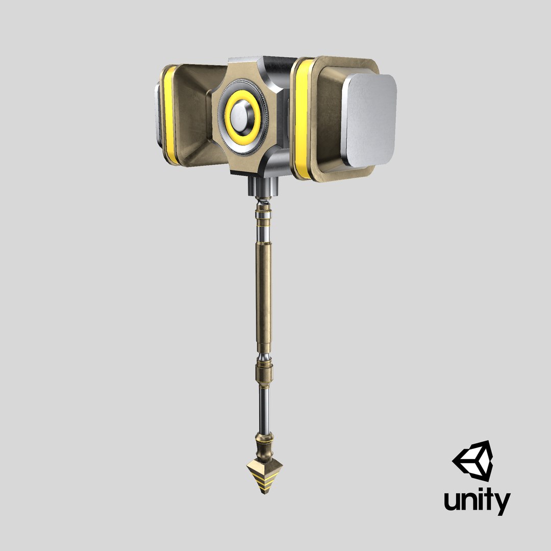 3D Sci Fi Battle Hammer05 All PBR Unity UE Textures Included https://p.turbosquid.com/ts-thumb/b1/0vUgsc/eK/stemcell_unity_render/png/1740413844/1920x1080/fit_q87/053d6856437e6af462b5004b35c5cd07cfef3c0a/stemcell_unity_render.jpg