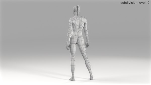 3D Female Body Animated HQ model - TurboSquid 1862951