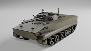 3D BMP3 low poly model