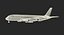 Airbus A380-1000 Emirates 3D Model