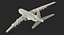 Airbus A380-1000 Emirates 3D Model