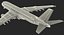 Airbus A380-1000 Emirates 3D Model