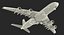 Airbus A380-1000 Emirates 3D Model