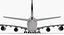Airbus A380-1000 Emirates 3D Model