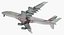 Airbus A380-1000 Emirates 3D Model