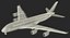 Airbus A380-1000 Emirates 3D Model