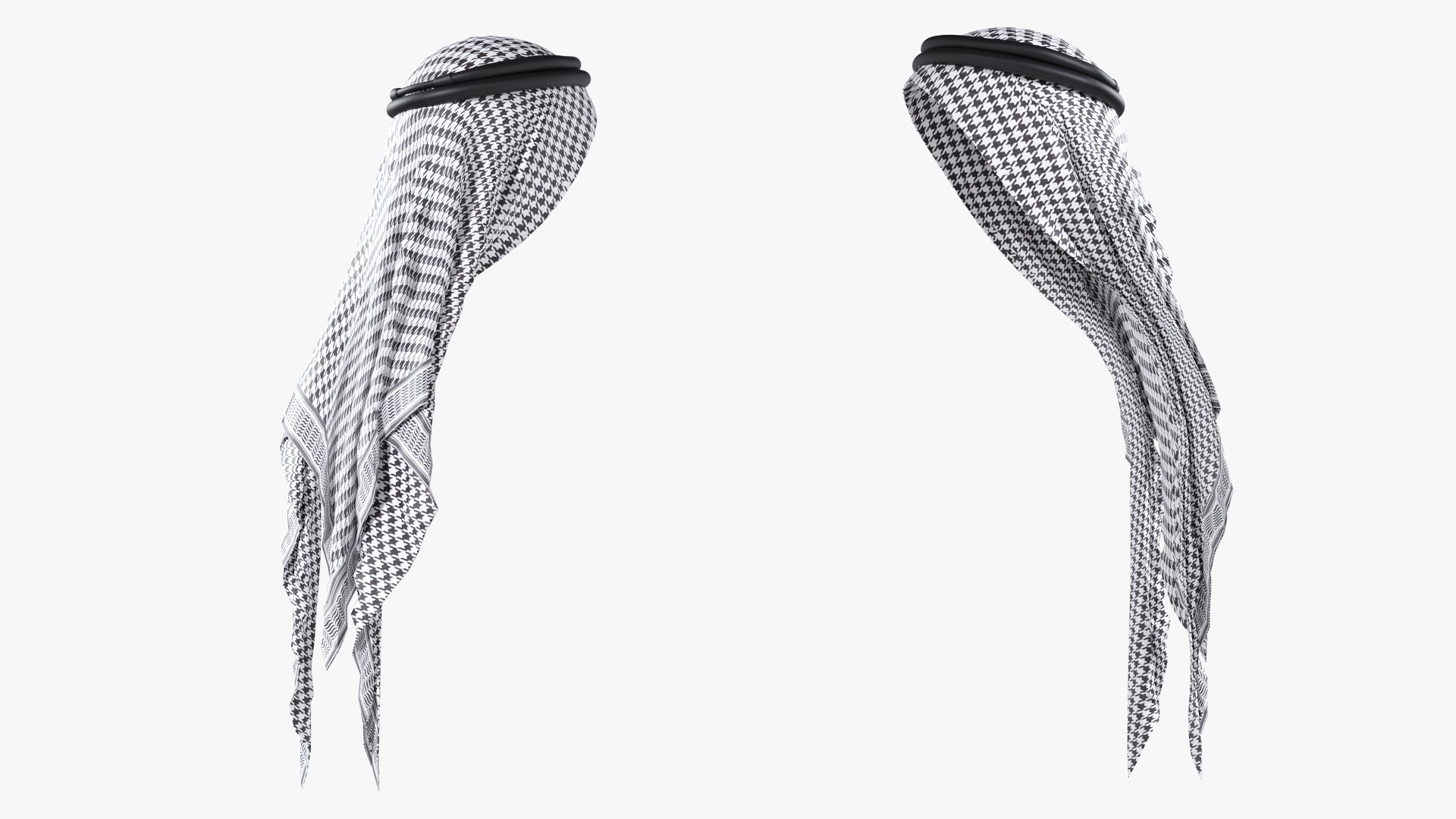Black Traditional Arabic Hat 3D - TurboSquid 1948090