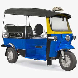 3D tuk taxi model