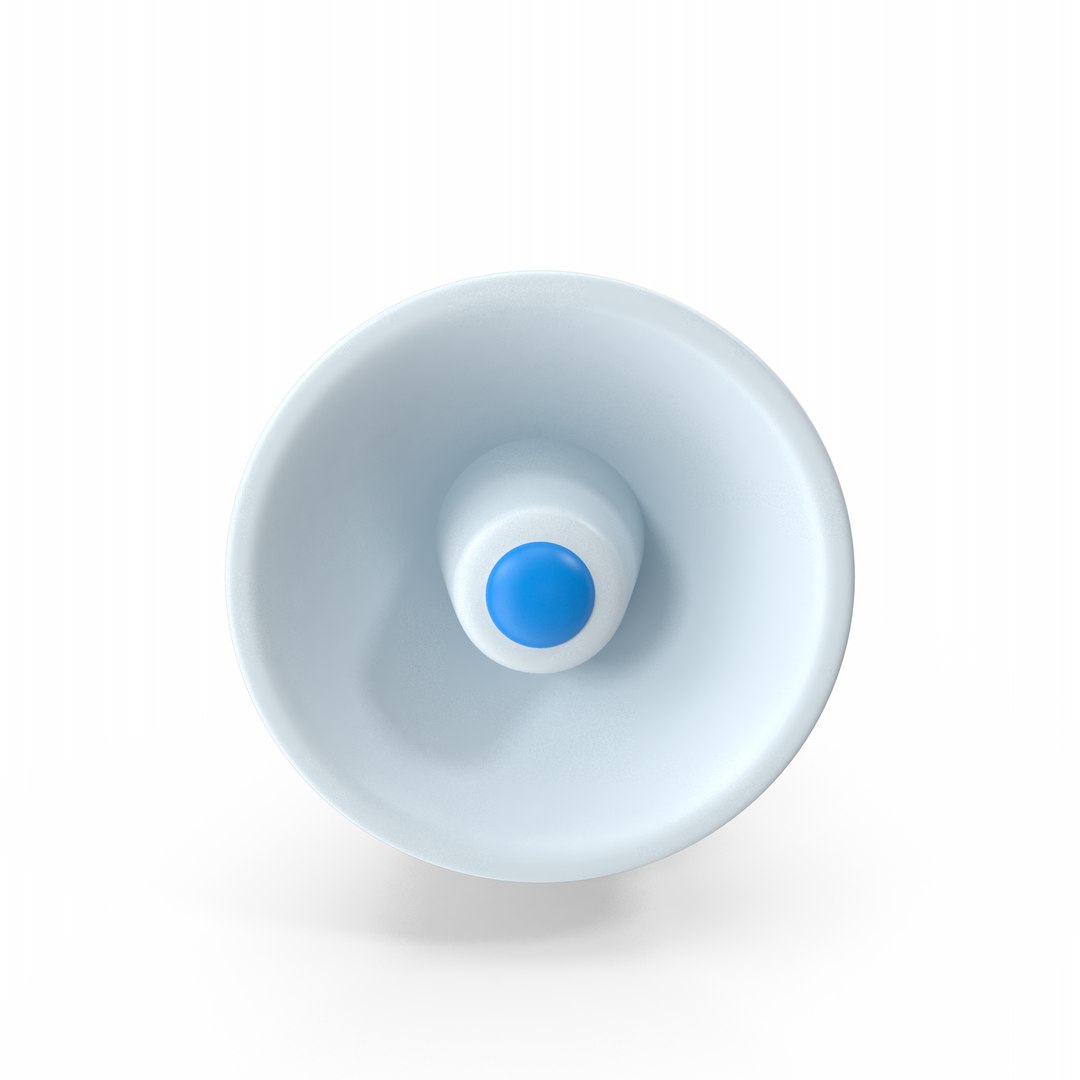 Megaphone Blue - TurboSquid 2316625