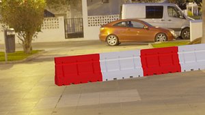 Plastic Traffic Barrier JB-338 model