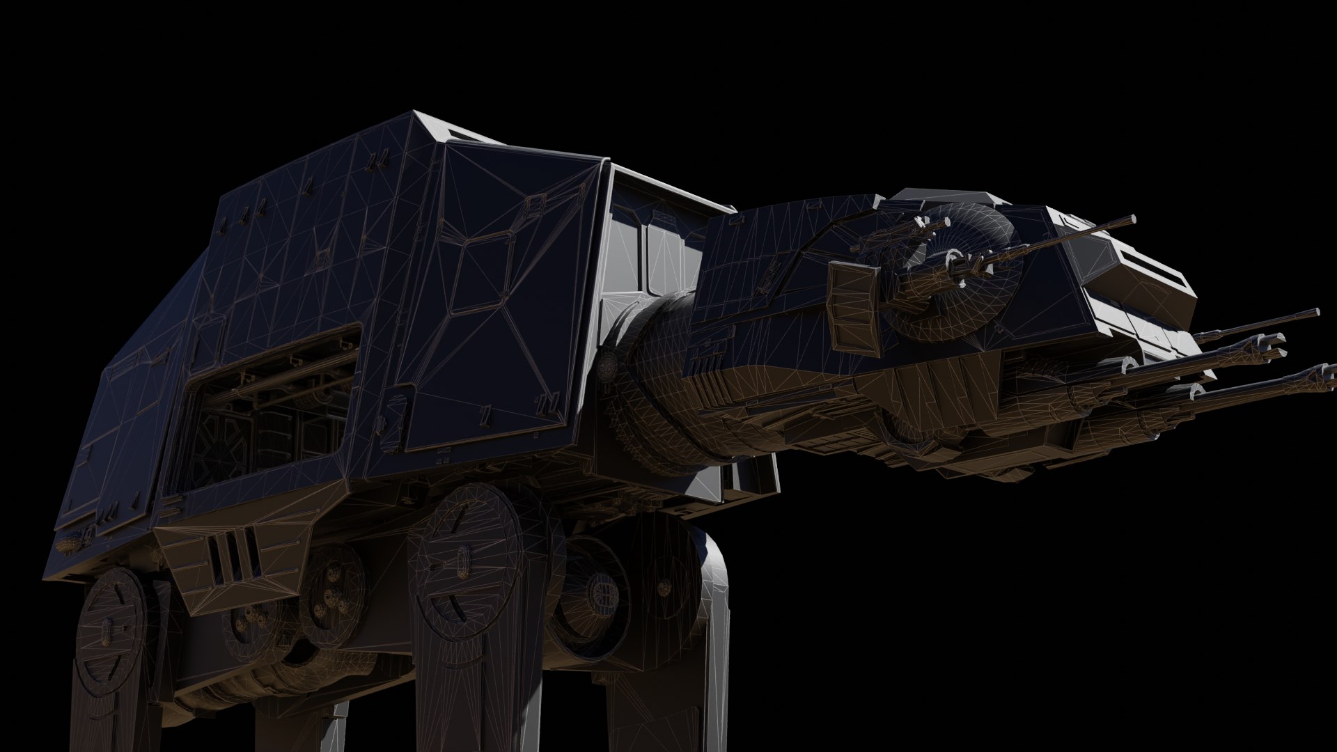 Star Wars AT-AT WALKER 3D Model - TurboSquid 2135249