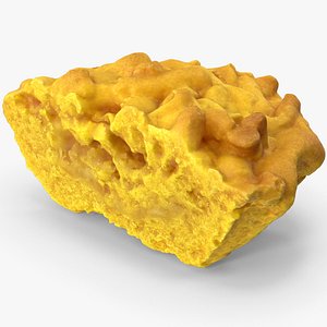 3D Lemon Cupcake Half model