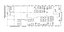 Office plan in building cut