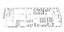 Office plan in building cut