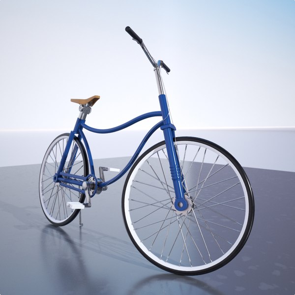modelo 3d Blue bicycle - TurboSquid 2040118