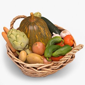 3d vegetables 01