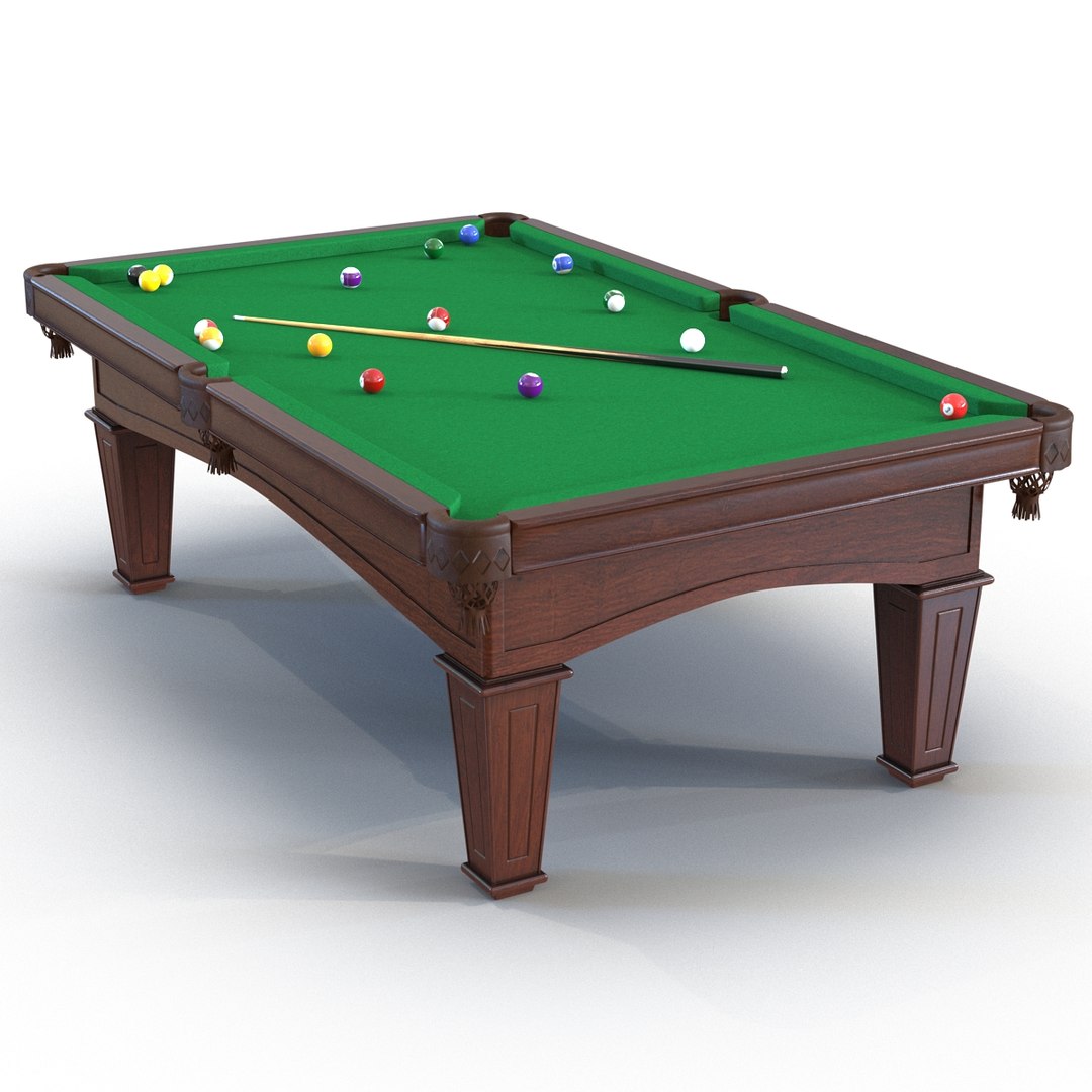 Billiard Table 3 3D model preview