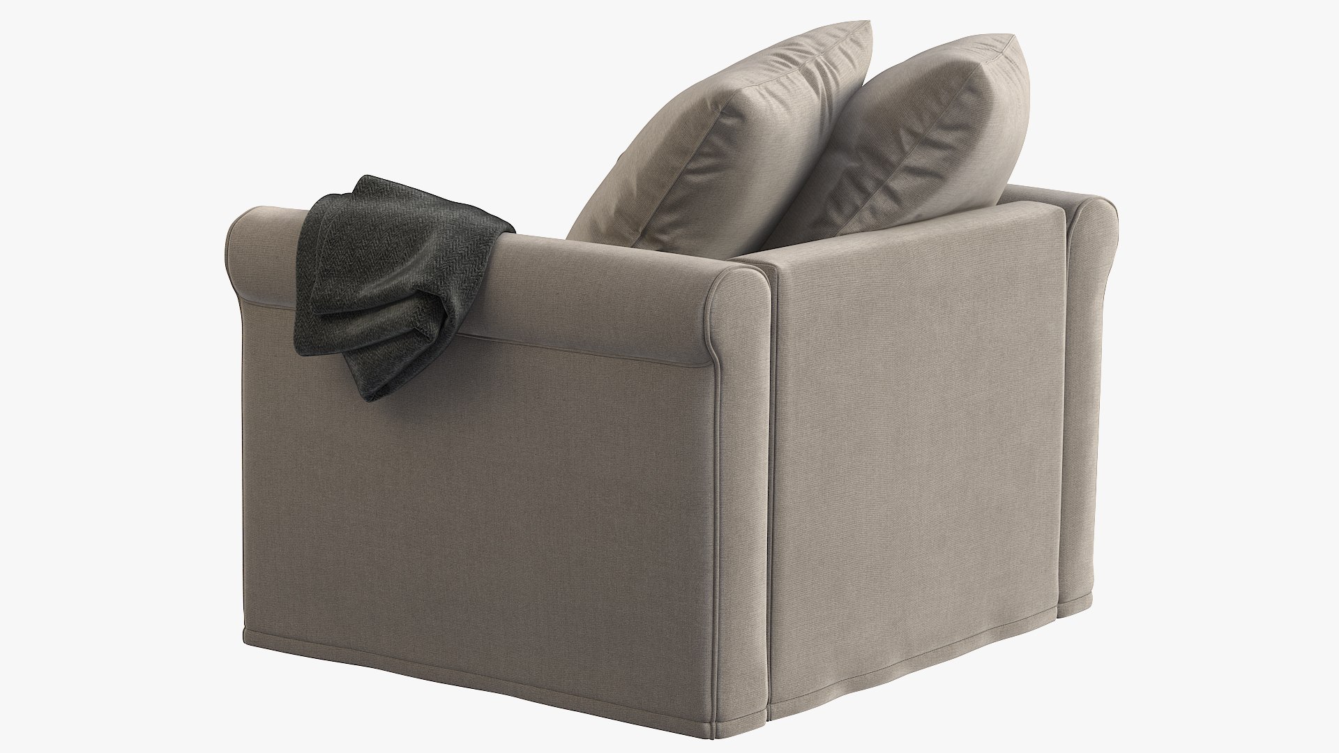 Ikea Harlanda Armchair 3D Model TurboSquid 1583935