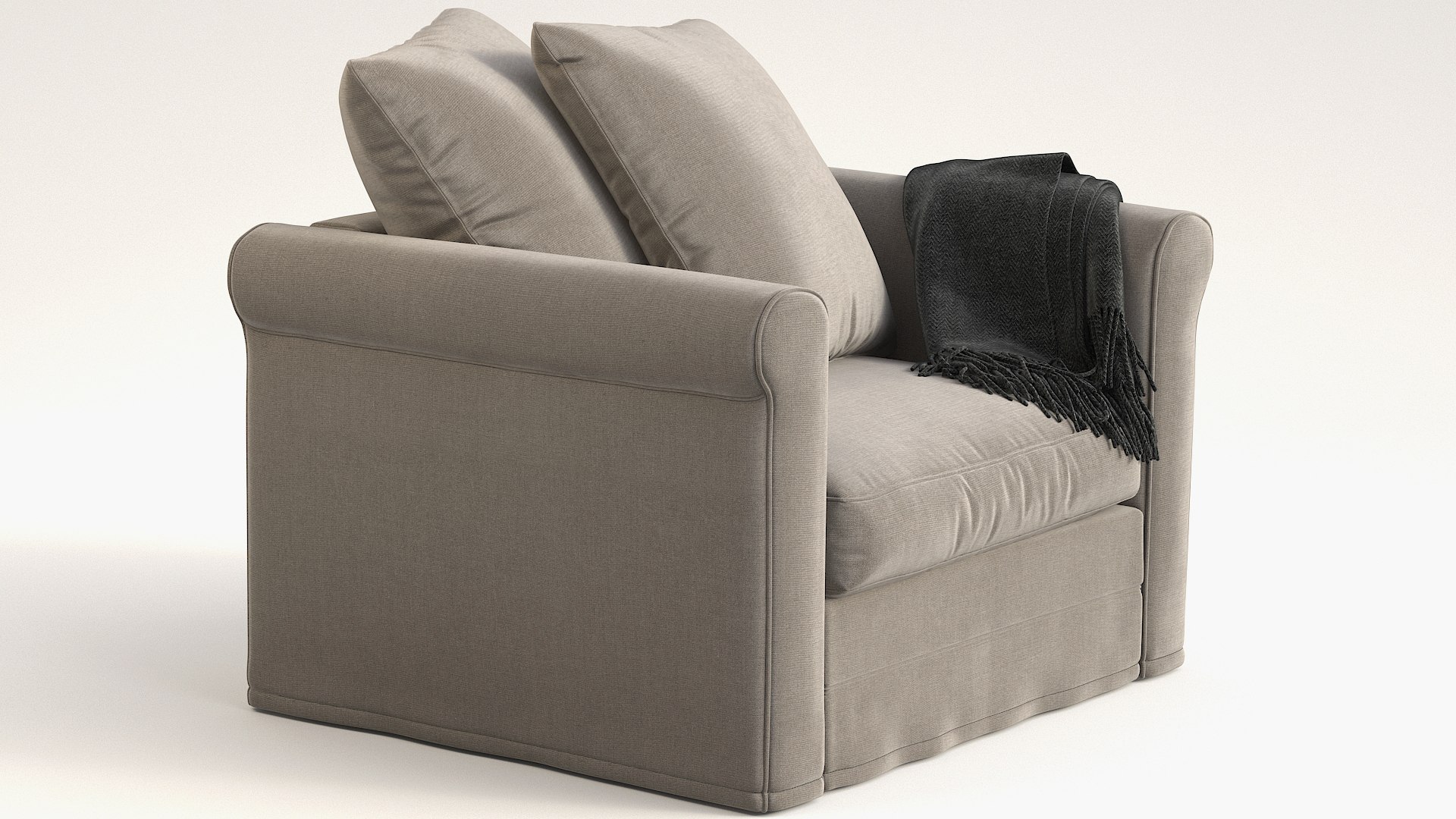 Ikea Harlanda Armchair 3D Model TurboSquid 1583935