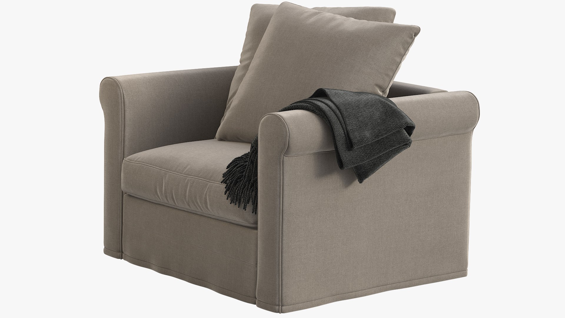 Ikea Harlanda Armchair 3D Model TurboSquid 1583935