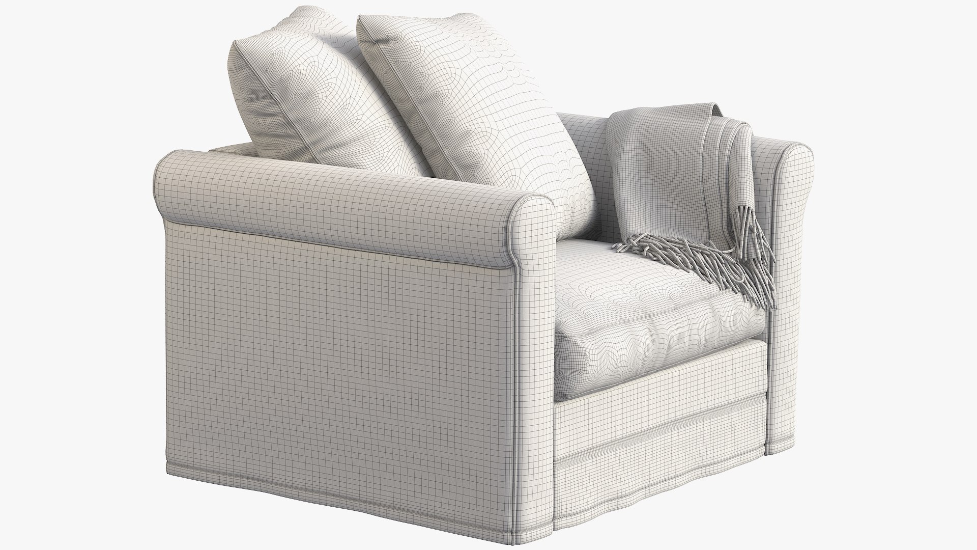 Ikea Harlanda Armchair 3D Model TurboSquid 1583935