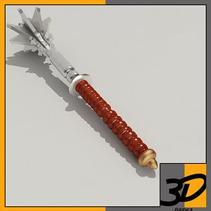 3d model of flanged armour assassin