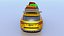 Modello di taxi 3D high-poly: realistico e dettagliato per i professionisti