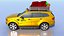 Modello di taxi 3D high-poly: realistico e dettagliato per i professionisti