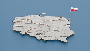 poland animation state 3D model