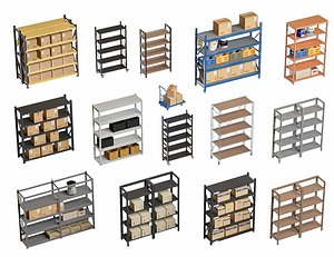 Warehouse Rack Shelf Display Shop Tool Rack